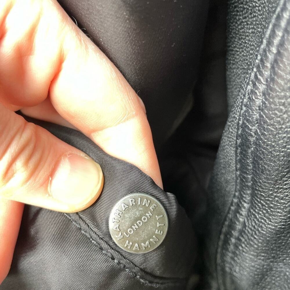KATHARINE HAMNETT Black Bomber Jacket - Picture 7 of 15